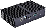 QOTOM Q330G4 Mini PC - Core i3, AES-NI, 4 Intel LAN, 15Watts, Industrial Mini PC Firewall Gateway Router