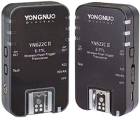 Official YONGNUO YN622C II Wireless TTL Flash Trigger Transceiver for Canon Camera, High-Speed Sync HSS 1/8000s