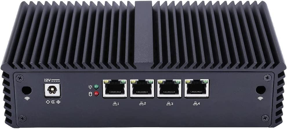 送料無料Qotom-Q355G4 AES-NI Fanless Mini PC as Firewall Router Intel Core i5 5200U 4 Ethernet LAN Computer (8G RAM + 512G SSD + WiFi)並行輸入 Qotom Q355G4-S05 Core I5-5200U Barebone Mini PC with AES-NI 4 Gigabit NIC  Computer