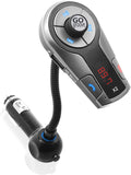 GOgroove FlexSMART X2 Bluetooth FM Transmitter for Car Radio with USB Charging , Multipoint Pairing , Music Controls , Handsfree Microphone - Sync with iPhone , Android , Tablets Updated 2019 Version