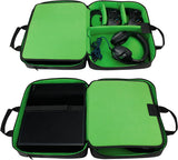 Xbox One/Xbox 1 Travel Case Console Bag with Kinect Storage, Adjustable Carrying Shoulder Strap, Games Pockets, and Accessory Pockets for Play & Charge Kit, Wireless Controller, Headset & More
