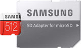 Samsung EVO Plus microSD Card (2020) with SD Adapter (512GB)