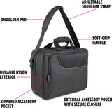 Xbox One/Xbox 1 Travel Case Console Bag with Kinect Storage, Adjustable Carrying Shoulder Strap, Games Pockets, and Accessory Pockets for Play & Charge Kit, Wireless Controller, Headset & More
