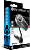 GOgroove FlexSMART X2 Bluetooth FM Transmitter for Car Radio with USB Charging , Multipoint Pairing , Music Controls , Handsfree Microphone - Sync with iPhone , Android , Tablets Updated 2019 Version