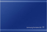 Samsung T7 Portable SSD - USB 3.2 (Gen2, 10Gbps) External SSD (1TB, Blue)