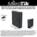 Mikrotik hAP ac lite (RB952Ui-5ac2nD-TC-US) Dual-concurrent Access Point 802.11ac 5GHz wireless