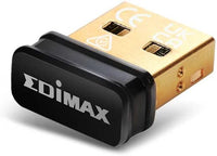Edimax EW-7811Un V2 (New Version) N150 Wi-Fi USB Adapter Nano Size 802.11b/g/n Compatible with Windows 7 8 8.1 10, Mac OS 10.9~10.15, Linux Kernel 2.6.18~4.14 (Black/V2)