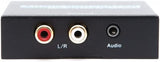 EnjoyGadgets EGDACP Audio Converter Premium Digital to Analog Audio Converter with 3.5mm Jack, Black