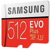 [Used Item] Samsung EVO Plus Class 10 Micro SDXC with Adapter, 512GB (MB-MC512GA)