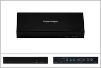 EnjoyGadgets HDMI to VGA & Component YPbPr Converter 2019 V2, 720P w/Audio S/PDIF (PTHVR V2)