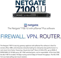 [Used Item] Netgate XG-7100 1U pfSense Security Gateway, Rack Mount Intel C3558 CPU (32GB Storage and 8GB Memory)