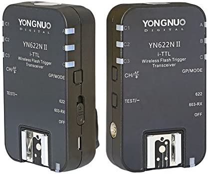 Official YONGNUO Wireless TTL Flash Trigger YN622N II for Nikon