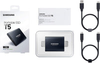 [Used Item] Samsung T5 Portable SSD 1TB USB 3.1 TYPE-C Black (MU-PA1T0B/WW)