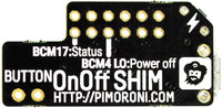 Pimoroni OnOFF Shim Micro-USB Smart Power Switch for Raspberry Pi, Made in UK