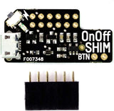 Pimoroni OnOFF Shim Micro-USB Smart Power Switch for Raspberry Pi, Made in UK