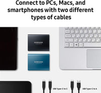[Used Item] Samsung T5 Portable SSD 1TB USB 3.1 TYPE-C Black (MU-PA1T0B/WW)