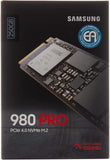 Samsung 980 PRO 250GB NVMe M.2 SSD, PCIe Gen 4.0 (MZ-V8P250BW)