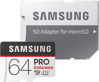 Samsung PRO Endurance Micro SD Card 64GB with Adapter MB-MJ64GA