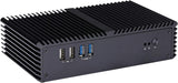 QOTOM Q330SY Barebone Mini PC - Core i3, AES-NI, 2 Intel LAN, 15Watts, Industrial Mini PC Firewall Gateway Router (Q330SY Barebone)