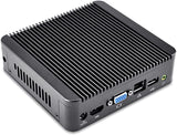 Qotom Q190N S01 Barebone PC - J1900 Quad-Core CPU, 1 Intel Gigabit Ethernet, 10W Max Power (Barebone)