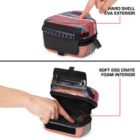 USA GEAR Hard Shell DSLR Camera Case (Southwest) with Molded EVA Protection, Quick Access Opening, Padded Interior and Rubber Coated Handle-Compatible with Nikon, Canon, Pentax, Olympus and More